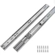 18&rdquo; 3-Fold Soft Close Ball Bearing Drawer Slides 2pk, Side Mounting, 100lbs Max
