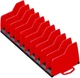 MLTOOLS Made in USA Professional 1-pack 3.5 x 10 x 2.75 inches, Red/Black