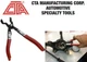 CTA Tools 4028 Toyota Wheel Bearing Lock Ring Pliers