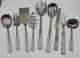 Reed & Barton Trinity Hall Serving Utensils - 9 Piece Stainless Set Spoons Forks