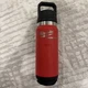 Milwaukee 48-22-8396R PACKOUT 24 oz Red Insulated Bottle w/ Chug Lid GREAT COND.