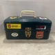 Union Steel Chest Corp. USA Made, Pat#161360 Tackle Box. GUC. Great Stickers