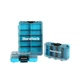 DuraTech 3 Pieces Small Parts Organizer, 14 Compartments, Removable Dividers,...