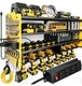 POKIPO Large Power Tool Organizer Wall Mount with Charging Station,4 Layer
