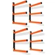 Thanaddo 3-Level Lumber Storage Heavy Duty Metal Wall Mount, Wood Tool Box Or...