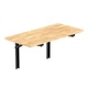 Heavy Duty Wall Mounted Folding Workbench 550 lb 47.25x22.75in Black TORACK Size