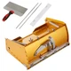 VEVOR Drywall Flat Box Finishing Mud Box 10'' Wall Compound Putty 2 Bonus Blades