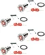 Weather Guard 7748 4-Pack Replacement Truck Tool Box Locks (Keyed Alike)