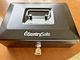 SentrySafe Cash Box with One Key Black Metal with Chrome Handle and Lock