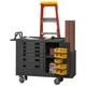DURHAM MFG 2211-DLP-6DR-RM-9B-95 Mobile Cabinet Bench,Steel,52-3/4"W,19"D 16D884