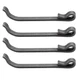 4 Pcs Tool Box Drawer Slide Retaining Keeper Clips for Napa Mac 4 PCS, Silver 