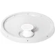 Meranti 5 Gallon Pail Lid with Pour Spout and Gasket | fits 1 Pack, White 