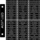 Tenare Magnetic Tool Chest Labels - 66 Pcs Organizational Stickers (Black)