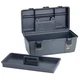 Plano 651-010 Portable Tool Box, Plastic, Gray, 20 In W X 11 In D X 9 In H