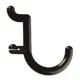 Functionaire Locking Pegboard Hooks,1 in.L,Blk,PK8 FH1-4 Functionaire FH1-4