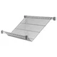 Metro 1836Dnc-1Pk Slanted Wire Shelf, 18"D X 36"W X 1/4"H, Chrome