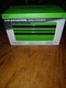 US General Mini Tool Box Green Metal Storage Case