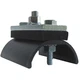 Dayton 33N270 Festoon End Clamp, 1/4 In, Flat