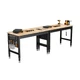 CAMMOO 96" Adjustable Heavy Duty Workbench, 2000 LBS Load Capacity Rubber Woo...