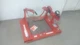 Dayton 21VG50A 55 Gal Drum Cap 1500 Lb Load Cap Red Steel Drum Lifter