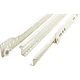 Liberty D68814C-W-TX White 14-Inch Bottom Mount Drawer Slide