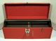 Kennedy KK 19-517010 Red Toolbox with Tray 19" x 7" x 8", Lockable Toolbox