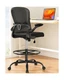 ErGear Drafting Chair, Standing Desk Chair with Flip-Up Armrests, High Desk C...