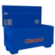 WESTWARD  Jobsite Box,Padlockable,Blue,14 ga 817ZE2