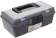 Plano Molding Compact Tool Box, Handle and Latches 13 Inch Toolbox Graphite Gray