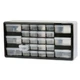 Akro-Mils AKM10126_35 26 Drawer Stackable Cabinet Black
