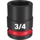 Milwaukee 49-66-6206 Impact 1/2 Drive 3/4 Socket