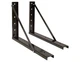 Buyers Products 1701011B, 18x24" Bolted Black Formed Steel Mounting Brackets