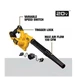 DEWALT20V MAX Cordless Compact Jobsite Blower 135 MPH 100 CFM (Tool Only)