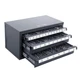 VEVOR Drill Bit Dispenser Organizer Cabinet Three-Drawer for 1/16in to 1/2in
