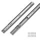 LONTAN 1 Pair Soft Close Drawer Slides 18 Inch 3 Fold Full Extension and Ball...