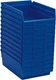 12 Count Akro-Mils 30150BLUE Nesting Shelf Bin 8-3/8"Wide x 11-5/8"Deep x 4"High