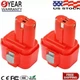2-PACK 9.6Volt For Makita 4.8Ah Battery PA09 6222D 9100 9120 9122 9133 9134 9135