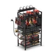 JUNNUJ Power Tool Organizer Floor Stand with Charging Station, Garage Adjusta...