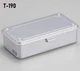 TOYO Steel Trunk Type Tool Box T-190 Silver 203x109x56mm Made in Japan F/S