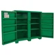 Greenlee 5660L 2-Door Utility Cabinet 24x60x56in 16GA Tool Storage Box