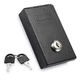 Hoowen Metal Box for Gambler, Casino Cash 4.3 x 2.6 x 1.4 inches, Black 