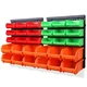 SWANLAKE 30PCS Wall Mounted Storage Bins, Plastic Garage Rack ,Screw Storage ...