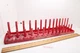 Hansen Global 1202 1/2" Drive 37 Position SAE Socket Organizer Standard/Deep