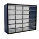 Homak 24 Drawer Parts Organizer Cabinet | Small Parts Storage | Garage Workshop