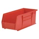 AKRO-MILS 30234RED Hang and Stack Bin,Red,Plastic,5 in 4TJ77