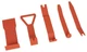 Lisle 69940 Trim Removal Set 5 PC, Orange, One Size Size, Orange 