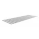 Nashville Wire Decking, Steel, 72 in W, 24 in D, Gray, Zinc , Gauge: 5 KSG2472