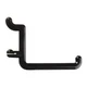 Functionaire Fh4-4 Locking Pegboard Hooks, 1/4In.Dia, Blk, Pk8