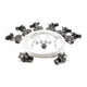 Dayton 33N212 Festoon System Kit, 1/4 In Rope, L 40 Ft