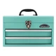 Apollo 14 in. Green 2-Drawer Hand Tool Box